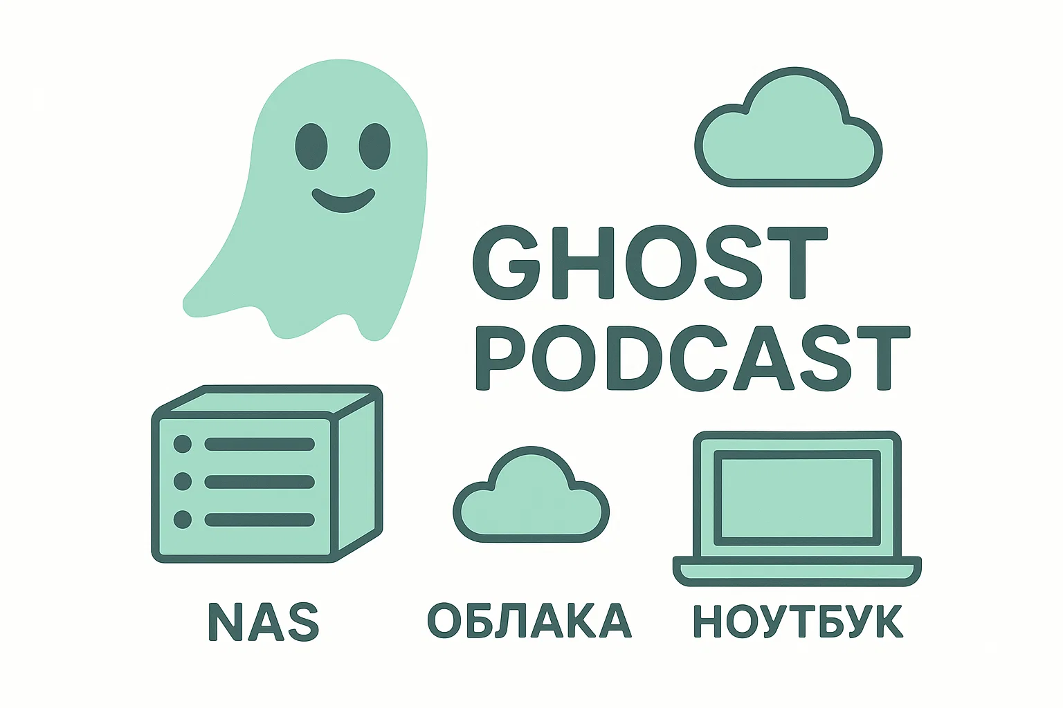 Диаграмма: NAS Synology и облако в схеме 3-2-1